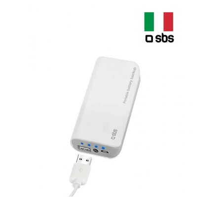 ( TÜKENDİ! ) SBS-05316 Powerbank 5.000 MaH ( Tüm Telefon Modelleri Ile Uyumludur - İtalyan SBS Kalitesi Karşınızda! )
