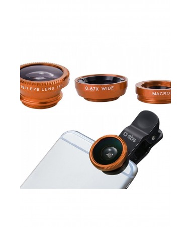 Sbs-09123 Cep Telefonu Kamera Lensi - 3'lü Kit ( SBS lensleri ile akıllı telefonunuzun kamerasından en iyi şekilde yararlanın )