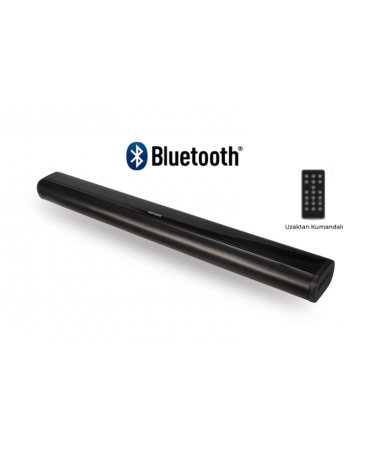 ( BU FİYATA SON 49 ADET ! ) SB-1140 Bluetooth Sound Bar - Evde Sinema Keyfi! - Optik Giriş Özelliği Ile Yüksek Kalite Dijital Ses İletimi! ( Bluetooth Hoparlör / SD Kart Girişi / TV Ve Tablet/Telefon Bağlantısı! )