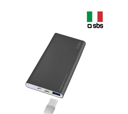 ( TÜKENDİ! ) SBS-31377 Powerbank 5.000 MaH ( Tüm Telefon Modelleri Ile Uyumludur - İtalyan SBS Kalitesi Karşınızda! )