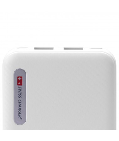 Swiss Charger 10000 Powerbank ( Aynı Anda İki Cihaz Şarj Edebilme, İsviçre Swiss Özel Seri - Tüm Tablet Ve Akıllı Telefonlara Uyumlu )