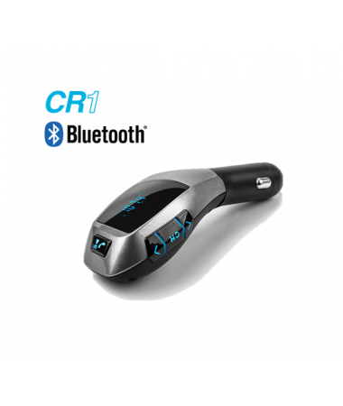 CR1 Bluetooth FM Transmitter ( CR1 ile Yolculuğunuz Daha Konforlu! Kablosuz olarak müzik dinleyebilme / Bluetooth ile telefon görüşmesi yapabilme! )