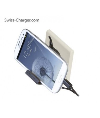 Swiss Charger Sch-20022 Ecomax Unıv.Şarj Cihaz+Kab ( Samsung Şarj Kablosu Hediye!  - Usb Çıkış Ünitesi Tüm Telefonlar ile uyumlu! )