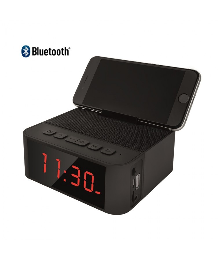 My-Time 530 Bluetooth Hoparlör ve Dijital Saat - Yeni Seri! ( Telefon Koyma Standı, Müzik Dinleyebilme, Telefon ile Konuşabilme - 6 Fonksiyon Bir Arada! )