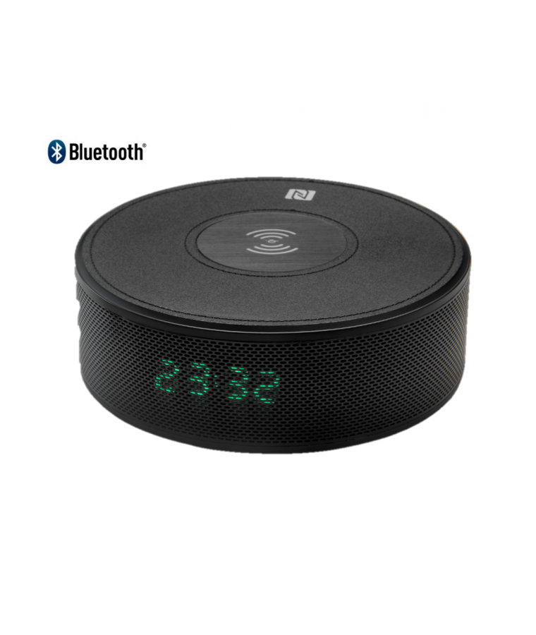 Home Time 90 - Kablosuz Şarjlı Bluetooth Hoparlör Wireless Şarj Cihazı  ( Telefon Görüşmesi Yapabilme,  Dijital/Alarm Saat, Bluetooth Hoparlör ve Diğer Bir çok Özelliği ile sizlerle... )