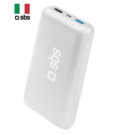 ( TÜKENDİ - OCAK AYINDA YENİDEN STOKLARDA! ) SBS 20.000 mAH Powerbank (  İtalyan SBS Kalitesi Sizlerle! - Çift USB ile aynı anda iki Cihaz Şarj Edebilme - Tüm Akıllı Telefon ve Tabletler ile Uyumlu ) 